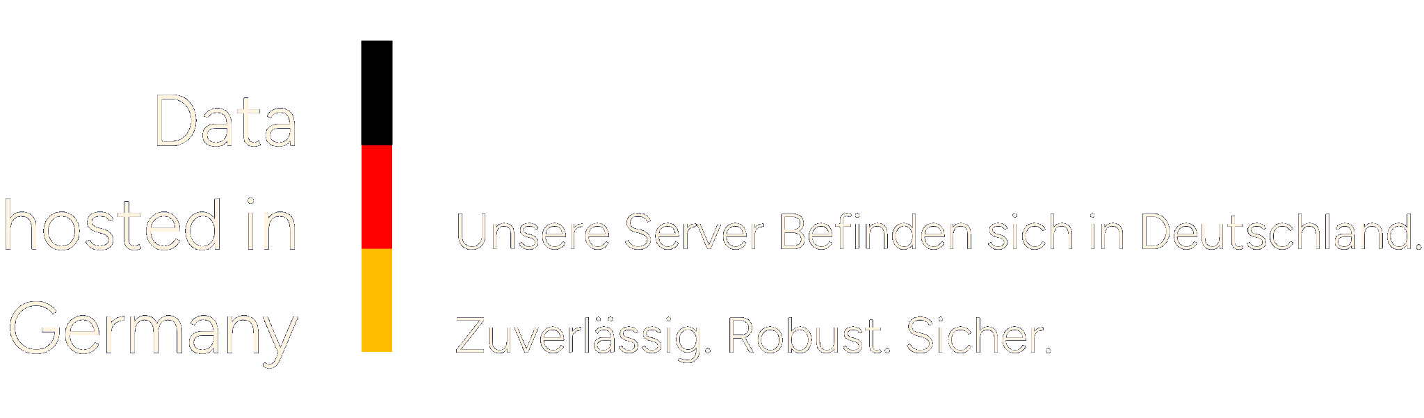 Data hosted in Germany