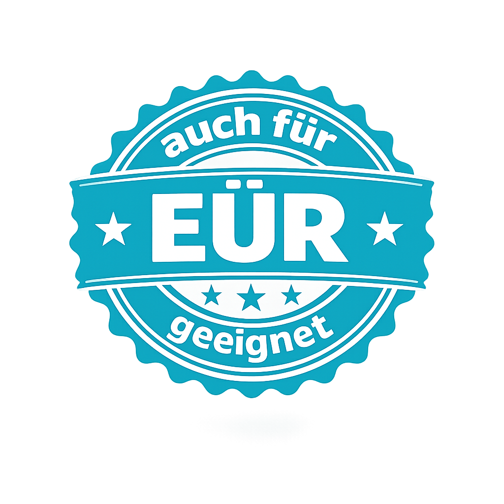 Also suitable for EÜR